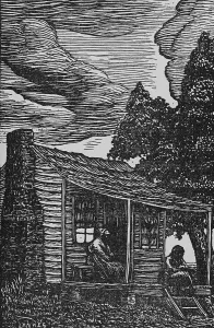 Jean Blackwell Hutson Division Prints: Southern countryside dwellings, 1926. Creator: Julius John Lankes