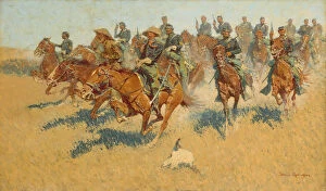 Plains Collection: On the Southern Plains, 1907. Creator: Frederic Remington