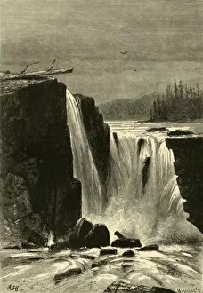 Bobbett Gallery: Southern Side of Willamette Falls, 1872. Creator: Albert Bobbett