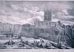 George Scharf Prints: Southwark Cathedral, London, 1830. Artist: George Scharf