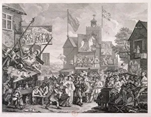 Funfair Prints: Southwark Fair, 1733. Artist: William Hogarth
