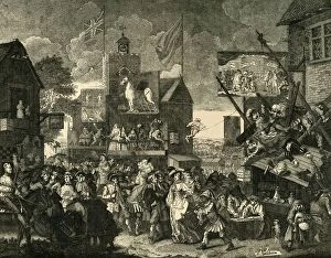 Southwark Fair. (After Hogarths Picture), (c1878). Creator: Unknown