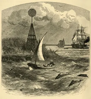 Alfred R Waud Gallery: Southwest Pass, 1872. Creator: Henry Duff Linton