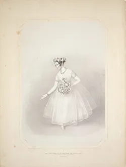 Taglioni Prints: Souvenir d'adieu de Marie Taglioni, 1845. Creator: Anonymous