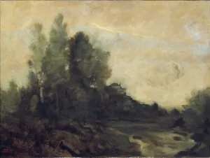 J Corot Prints: Souvenir d'Ariccia, mid-late 19th century