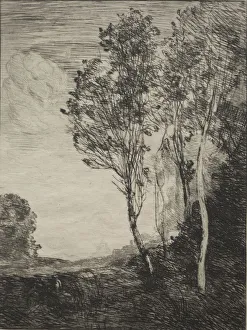 1796 1875 Prints: Souvenir of Italy, 1866. Creator: Jean Baptiste Camille Corot (French, 1796-1875); Cadart