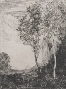 Souvenir of Italy (Souvenir d Italie), 1866. Creator: Jean-Baptiste-Camille Corot