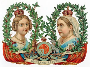 Souvenir for Queen Victorias Golden Jubilee, 1887
