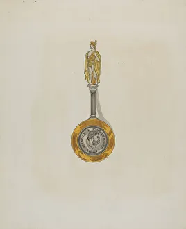 Ellen Duncan Gallery: Souvenir Spoon, c. 1936. Creator: Ellen Duncan