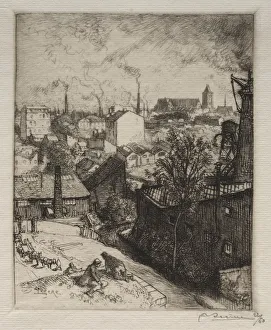 Souvenir de St. Denis, 1913. Creator: Auguste Louis Lepere (French, 1849-1918)