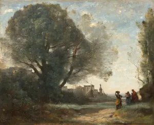 Souvenir of Terracina, 1864, reworked slightly later. Creator