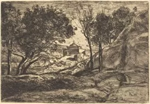 Souvenir of Tuscany (Souvenir de Toscane), c. 1845. Creator: Jean-Baptiste-Camille Corot