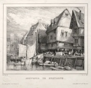 1803 1886 Gallery: Souvenirs: Souvenir of Brittany, 1832. Creator: Eugene Isabey (French, 1803-1886)