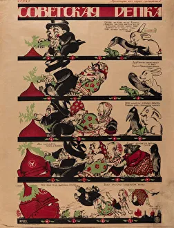 Agitprop Prints: The Soviet Gigantic Turnip, 1920