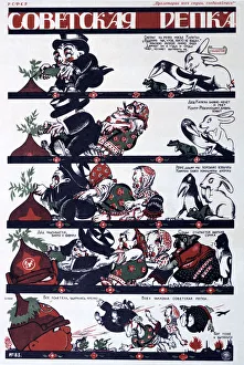 Dmitry Orlov Prints: Soviet political poster, 1920. Artist: Dmitriy Stakhievich Moor
