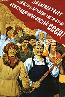 Propoganda Gallery: Soviet political poster, 1934