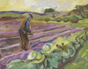 Sower Prints: The sower, 1913. Artist: Munch, Edvard (1863-1944)