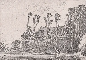 Sowing Prints: The Sower, from Verscheyden Landtschapjes (Various Little Landscapes), Plate 5, ca. 1616