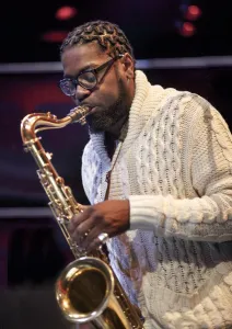 Jumper Prints: Soweto Kinch, 2012. Artist: Alan John Ainsworth
