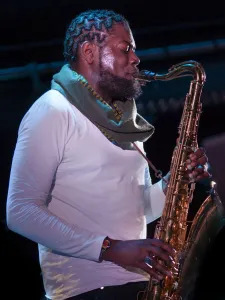 Jumper Prints: Soweto Kinch, 2012. Artist: Alan John Ainsworth