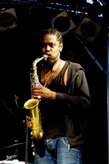 Soweto Kinch, Imperial Wharf Jazz Festival, London, 2011. Artist: Brian O Connor
