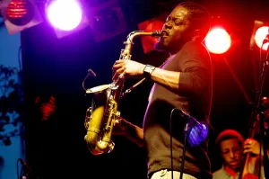 Soweto Kinch, Imperial Wharf Jazz Festival, London, 2011. Artist: Brian O Connor