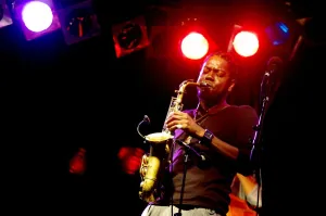 Soweto Kinch, Imperial Wharf Jazz Festival, London, 2011. Artist: Brian O Connor