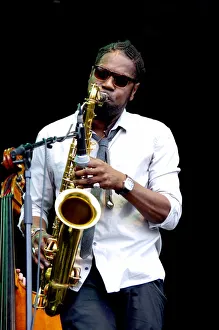Soloist Prints: Soweto Kinch, Love Supreme Jazz Festival, Glynde, East Sussex, 2013