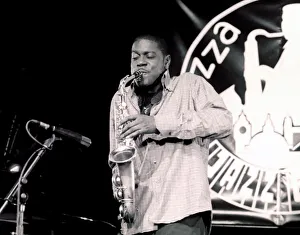 Foyer Prints: Soweto Kinch, Royal Festival Hall Foyer, London, 2002. Artist: Brian O Connor