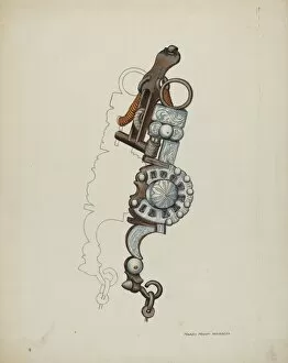 Metal Work Gallery: Spade Bit, c. 1936. Creator: Eva Fox