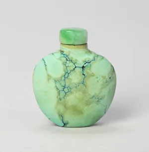 Spade-Shaped Snuff Bottle, Qing dynasty (1644-1911), 1800-1900. Creator: Unknown