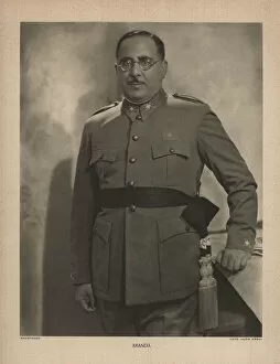 Images Dated 12th December 2014: Spain. Civil War (1936-1939). Military of the National Army. Antonio Aranda Mata (1888-1976)