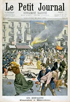 In Spain, Riots break out in Barcelona, 1901
