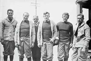 Spalding - Baumeister [i.e. Bomeisler] - Bull - Gallauer - Ketcham (Capt.) - Howard Jones -- Yale Co Creator: Bain News Service