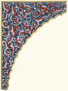 Alhambra Prints: Spandril of an arch of window, Hall of the Ambassadors, 1907. Creator: Unknown