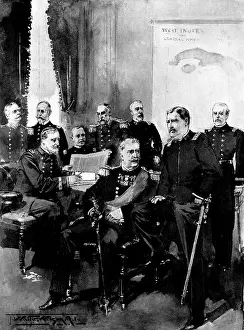Us Navy Prints: The Spanish-American Crisis: prominent officers of the United States Army and Navy