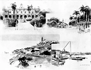 Palm Trees Prints: The Spanish-American Crisis: views of Havana, the capital of Cuba, 1898. Creator: Unknown