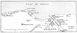 Cannon Prints: The Spanish-American War: the defences of Havana
