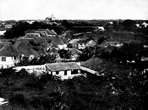 Shelling Prints: The Spanish-American War: scenes at Manila - Santa Mesa, 1898. Creator: Unknown