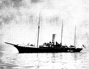 And Son Prints: The Spanish-American War: Spanish war-ships - Geralda, 1898. Creator: G. West and Son