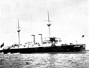 Symonds And Co Prints: The Spanish-American War: Spanish war-ships - Infanta Maria Teresa