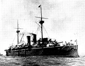And Son Prints: The Spanish-American War: Spanish war-ships - Vizcaya