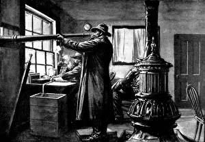 Telescope Prints: The Spanish-American War: the United States signal station at Sandy Hook