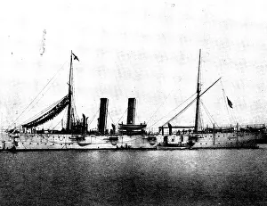 Symonds And Co Prints: The Spanish-American War: US war-ships - Marblehead