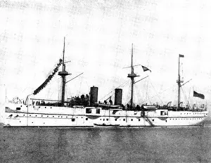 Symonds And Co Prints: The Spanish-American War: US war-ships - San Francisco