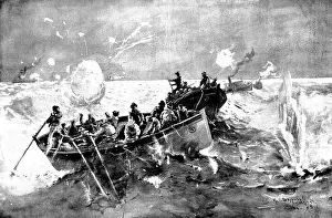 Us Navy Prints: The Spanish-American War:U.S. cruiser 'Marblehead'