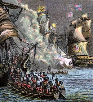 Images Dated 2nd August 2006: The Spanish Armada, 1588, (c1850)