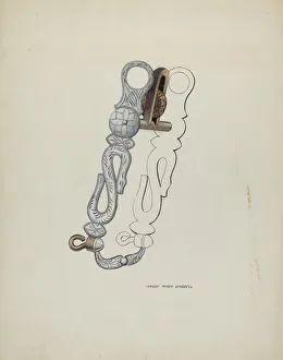 Metal Work Gallery: Spanish Bit, c. 1936. Creator: Eva Fox