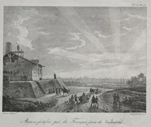 1761 1824 Prints: Spanish Campaign: A Building Fortified by the French near Valladolid