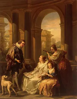 Visitor Prints: Spanish Concert, (Spanish conversation), 1754. Creator: Carle van Loo